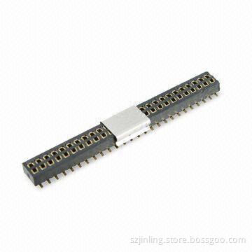 1.27mm Female Header, Dual Rows, SMT Top Entry Height 2.1